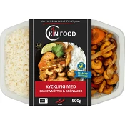 Färdigmat Thai Kyckling Cashewnötter och Grönsaker 500g Kin Food.