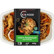 Färdigmat Thai Stekta Äggnudlar med Kyckling och Grönsaker 440g Kin Food.