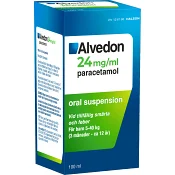 Värk och feber barn 100ml Alvedon.