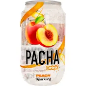 Läsk Persikosmak 330ml Pacha Drink.