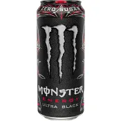 Energidryck Ultra Black 500ml Monster.