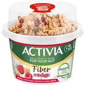 Granola Mix &amp; Go Röda bär 165g Activia.