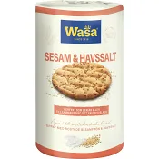 Knäckebröd Runda Sesam &amp; Havssalt 290g Wasa.