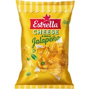 Potatischips Cheese &amp; Jalapeño 275g Estrella.
