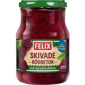 Rödbetor Skivade 370g Felix.
