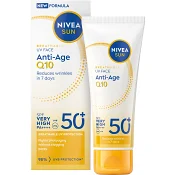 Solkräm UV Face Anti-Age Q10 SPF50+ 40ml Nivea Sun.