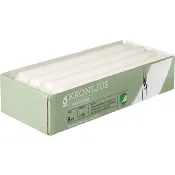 Kronljus vit 8p ICA.