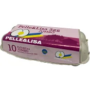 Ägg Jumbo L/XL 10-p Pelle&amp;Lisa.