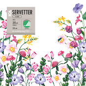 Servett 33cm Ängsblommor 20-p ICA.