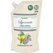Flytande handtvål Lemon Verbena Refill 750ml Gunry.