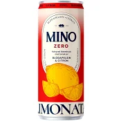 Läsk Blodapelsin Citron Zero 33cl Mino.