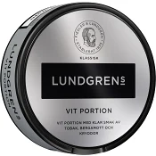 Lundgrens Vit Portion 17.6 Gram.