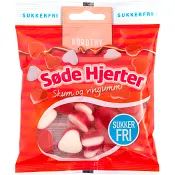 Godis Skum &amp; Vingummi Söta Hjärtan 65g Nordthy.