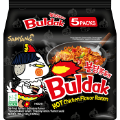 Snabbnudlar Hot Chicken Flavor Ramen 700g Samyang Buldak.