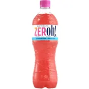 Dryck Strawberry &amp; Rhubarb 80cl Zeroh.