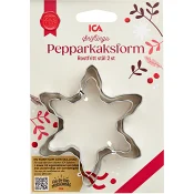 Pepparkaksform Snöstjärna 2 set ICA.