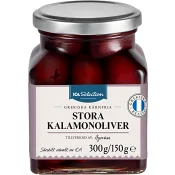 Kalamonoliver stora 300g ICA Selection.
