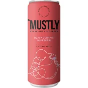 Kolsyrad Äppelmust Blueberry Coldpress 33cl Mustly.