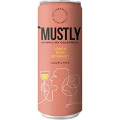 Kolsyrad Äpplemust Lemon Rose 33cl Mustly.