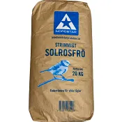 Foderråvara Vildfågel Strimmigt Solrosfrö 20kg Nordstar.