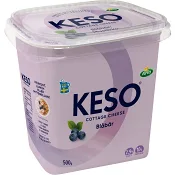 Cottage cheese Blåbär 2,9% 500g KESO®.