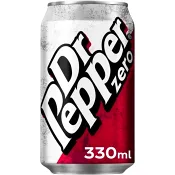 Läsk Zero 330ml Dr Pepper.