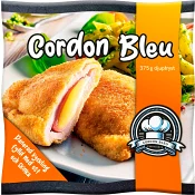 Kycklingschnitzel Cordon bleu Fryst 375g Royal Foods.