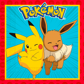 Servett Pokemon 33cm 20-p Decorata Party.
