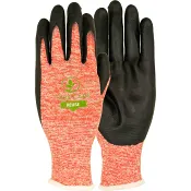 Trädgårdshandske återvunnen textil stl10.