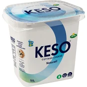 Cottage cheese Naturell 4% 500g KESO®.