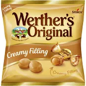 Gräddkaramell Creamy filling 135g Werthers Original.