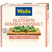 Knäckebröd Sesam Havssalt Glutenfri 240g Wasa.