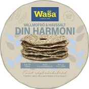 Knäckebröd Din Harmoni Vallmofrö &amp; Havssalt 260g Wasa.