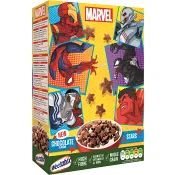 Disney Marvel chocolate stars 375g Weetabix.