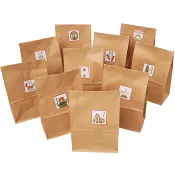 Adventspåsar 12x19,5cm.