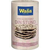 Knäckebröd Din Stund Mini Chia &amp; Havssalt 270g Wasa.