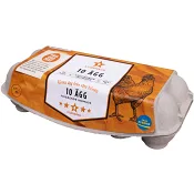 Ägg Frigående 10-p Stjärnägg.