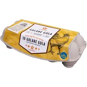 Ägg Solgula 10-p Stjärnägg.