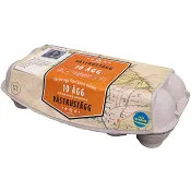 Ägg Västkusten Frigående 10-p Stjärnägg.