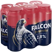 Öl Bayerskt 2.8% 6x50cl Falcon.