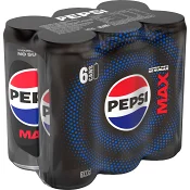 Läsk Pepsi Max 6x33cl Pepsi.
