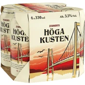Öl Höga Kusten 3.5% 4-pack 33cl Zeunerts.