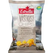 Västkustchips Tryffel och havssalt LTD 160g Estrella.