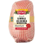 Julskinka Färsk Rimmad ca 3,4kg Scan.