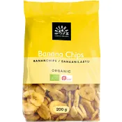 Bananchips Ekologisk 200g Urtekram.