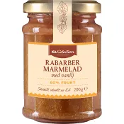 Marmelad Rabarber med vanilj 200g ICA Selection.