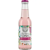 Tonic Jordgubb &amp; Lime 200ml Åhus Tonics &amp; Mixers.