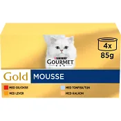 Kattmat Mixade smaker 4-p 340g Gourmet.