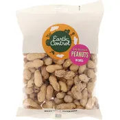 Jordnötter Med Skal Torrostade 250g Earth Control.