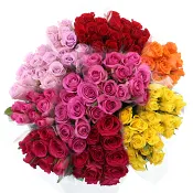 Rosor 10-p 40 cm Fairtrade varierande färger ICA.